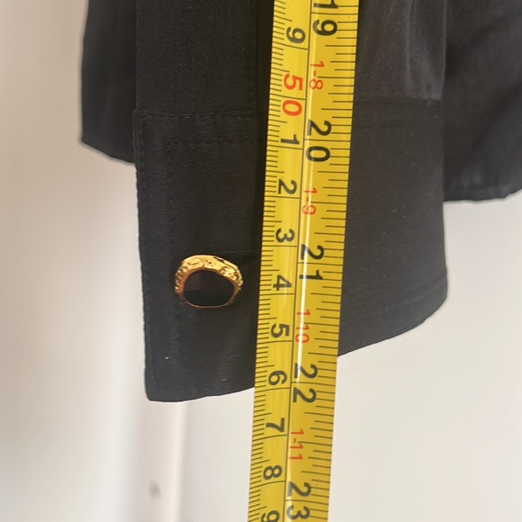 Black silk Shirt size 40 - Picture 10 of 10